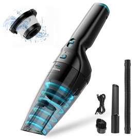 HOMEKANE Car Vacuum Cleaner, Handheld Vacuum Cordless Rechargeable 9500Pa Powerful Suction, Portable Lightweight Hand Vacuum with Fast Charge & Long Runtime for Home Car Cleaning