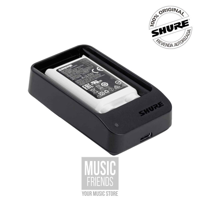 Shure SBC10-903-US Cargador de batería Individual para batería SB903, Negro