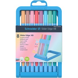Schneider Slider Edge Pastel XB Ballpoint Pen (Triangular Pen with XB (extra broad) Line Width), pastel