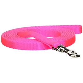 OmniPet Pocket Pups Nylon Lead, 5/16" x 6", Hot Pink