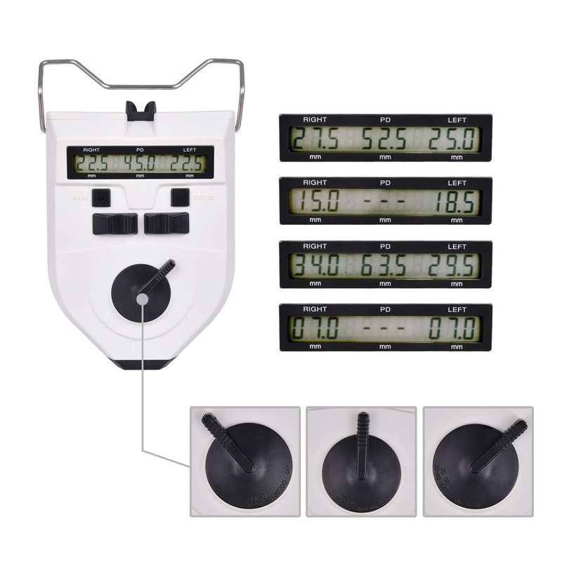 Digital PD Meter, Optical Digital Pupilometer with LCD Display Optical