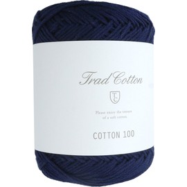 DARUMA Trad Cotton 100% Cotton Yarn, Col.10, 0.9 oz (25 g), Approx. 32.8 ft (108 m)