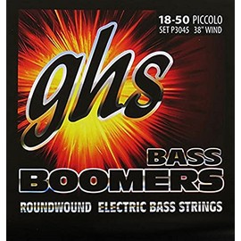 GHS Strings 227233 Bass Boomers Bass Guitar Strings (3040 Set), Regular, 45-105