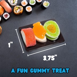 Raindrops - Mini Gummy Sushi - Yummy Candy Looks Just Like Sushi - Fun & Unique Gift Idea - 2 Pack