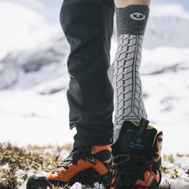 THERM-IC Thermic Trekking Warm 39/41 (24.5-26.0 cm) T25-5500-001_32_02 Mountain Climbing Outdoor Merino Wool Thermal Breathable