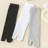 Qzkouma FEND-45 Women's 2 Toe Socks, 5-Pair Set, Cotton Blend,