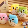 Dual Holes Mini Cute Lovely Cartoon Animal Owl Pencil Sharpener