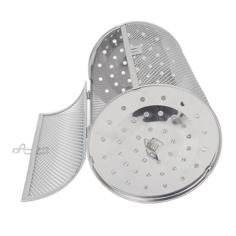 Rolling Grilling Basket Stainless Steel BBQ Rolling Basket Fork Wire