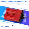 Uddick 4PCS 50A 6-10 Gauge Battery Cable Quick Connect/Disconnect Connector