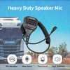 LSENG 2Pack Ham Radio Microphone Handheld Speaker for Baofeng UV5R