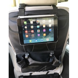Unbranded Auto Car Seat Back Hanging Multi-Pocket Storage Bag, Black, NEW