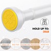 Shower Curtain Rod 31-80 in Adjustable Curtain Rod No Drilling