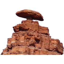 H13563 Mexican Hat Rock Navajo Utah Cardboard Cutout Standup Standee