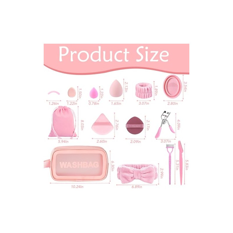 Set De Brochas De Maquillaje, 48 Piezas, Kit Profesional Para