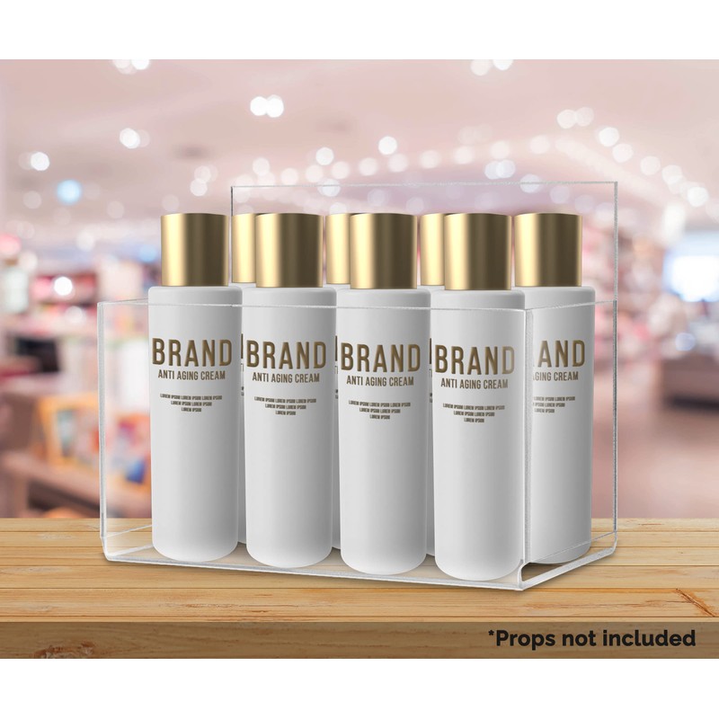 Marketing Holders 2 Pack Acrylic Retail Bin Single Compartment with