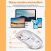 Bluetooth Wireless Mouse BT1 BT2 2.4GHz 3 Mode Silent Adjustable