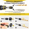14-Pieces Screw Extractor and Left-Hand Drill Bit Set, Easy Out