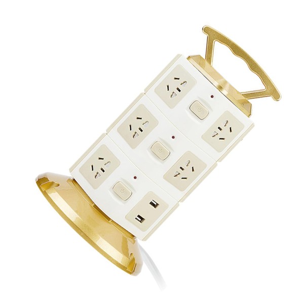 OSALADI USB Power Strip Tower with Layers Multiple USB Ports