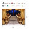 VIDMOT Old Castle Stairs Background for Party Decoration 7x5ft Golden