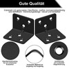 40 Pieces Stainless Steel Angle Connectors, 90° Metal Angle Heavy