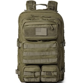 Falko Tactical Backpack 50L, 2.4x Stronger, Military Backpack, Heavy Duty Rucksack, Molle Large Backpack, Work, Outdoors