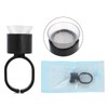 KingWei Ink Ring Cups,KingWei 50pcs Microblading Pigment Glue Rings with