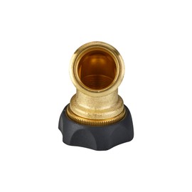 Garden Hose Elbow Brass Connector 45 Degrees 900007 by New England Garden Tools