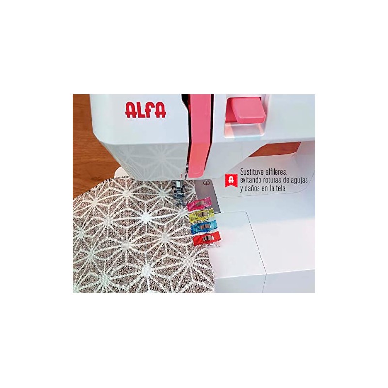 ALFA Set of 12 Colourful Sewing Clips