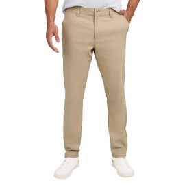 Weatherproof Vintage Men's Hybrid Tech Pant (US, Waist Inseam, 32, 30, Regular, Regular, Tan)