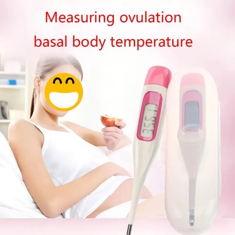 Termómetro Medexpro JT002BT corporal basal flexible para ovulación fértil Blanco