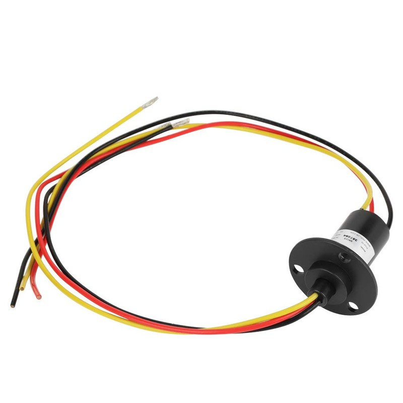 Electrical Slip Ring, 250RPM 15A Mini Slip Ring 3 Wires