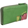 Hocomomora Campo External L-Shaped Zipper Long Wallet, green