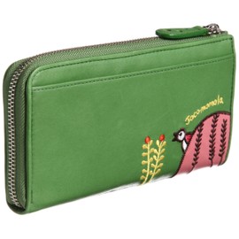 Hocomomora Campo External L-Shaped Zipper Long Wallet, green