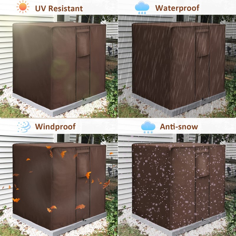 BRIVIC AC Covers for Outside Unit Air Conditioner Covers for