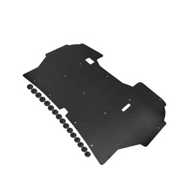 Zieichy Black Truck Under Hood Insulation Pad Heat Shield with Clips Fits for Ford F150 1992-1996, for Ford F250 F350 1992-1997