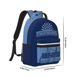 Memphis Backpack for Boys Girls, Sports Backpack,Suitable For School Use,Gift For Men Women Fans