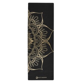 Shakti Warrior Sahasrara Cork Yoga mat - Artist Designed, Premium eco friendly mats, Non Slip, Non Toxic, Great for Regular & Hot Yoga, Pilates and Work out (72 inch x 24 inch x 3mm Thick)