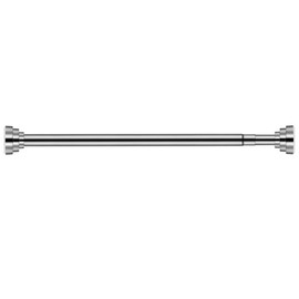 Shower Curtain Tension Rod, 24-40 Inch Spring Tension Curtain Rod Stainless Steel Tension Rod Never Rust Non-Slip No Drilling Cupboard Hanger Rod for Bathroom Kitchen Wardrobe
