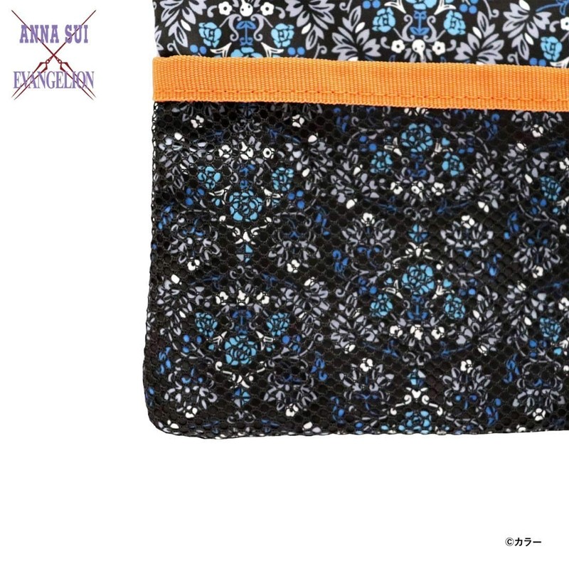 Anna Sui 110475-1402-60 Evangelion x ANNA SUI Pouch Mark.06, Black