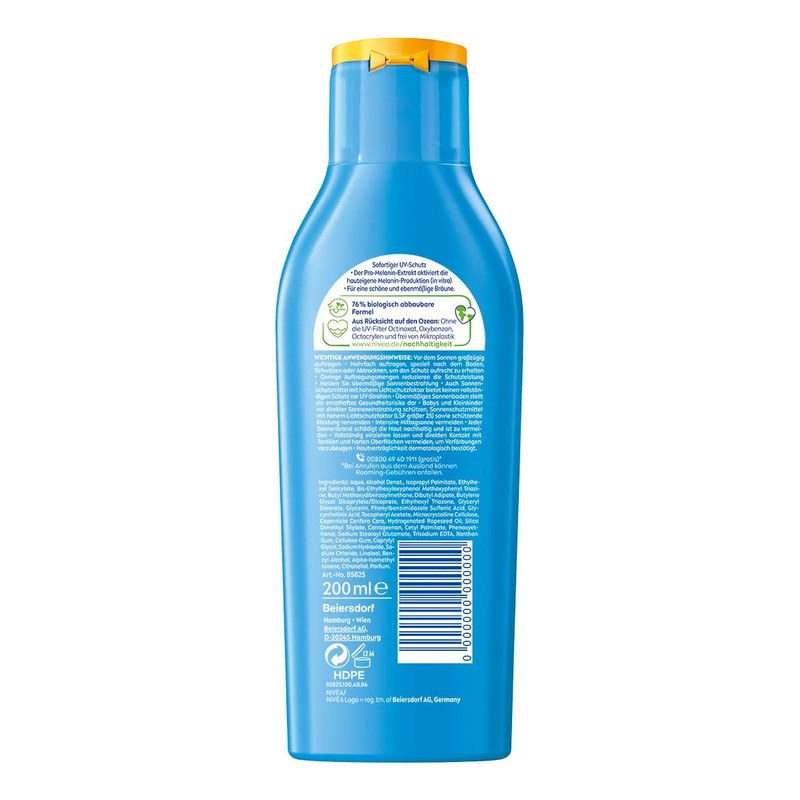 NIVEA SUN Protection & Tanning Sun Cream, SPF 30, 200