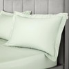 Bianca 400Tc Cotton Sateen Oxford Pillowcase Pair Green