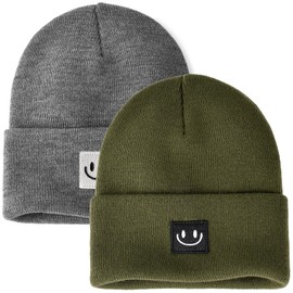 FURTALK Beanie Hats for Women Knit Cuffed Winter Hats Soft Warm Cute Ski Skull Caps