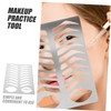 Mikinona Eyebrow Stencil Mold Brow Practice Tool Easy to Use