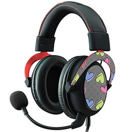 MightySkins Skin Compatible with Kingston HyperX Cloud II Gaming Headset - Girly | Protective, Durable, and Unique Vinyl Decal wrap Cover | Easy to Apply, Remove, and Change Styles | Made in The USA
