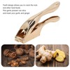 Garlic Press Gold Color Aluminium Alloy Dolphin Style Teeth Design