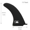 Single Fin 7.5" Fiber Nylon Surfboard Fin | Headless Screws