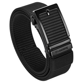 FAIRWIN Men's Ratchet Belt - Tactical Nylon Web Work Belt with Automatic Buckle, Adjustable for Jeans, Pants, Golf, and Everyday Use