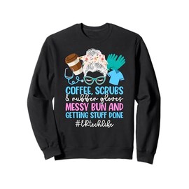 Coffee Scrubs ER Tech Life Emergency Room Tech ER Technician Sweatshirt