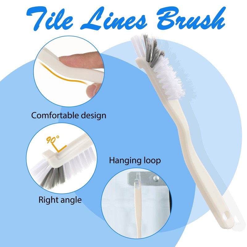2 Pcs Angle Cleaning Brush, Washing Up Brushes, Kitchen Scrub