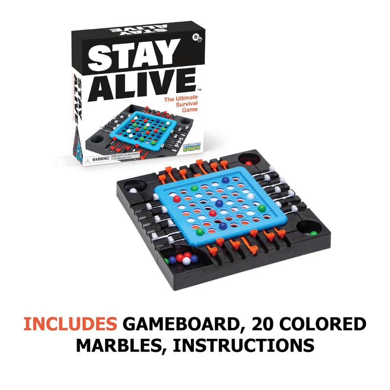 PlayMonster Stay Alive Board Game - Family Game Night, Strategic